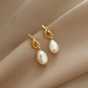 Elegant Barroque Pearl Earrings