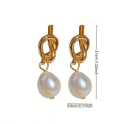 Elegant Barroque Pearl Earrings