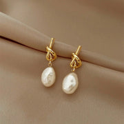 Elegant Barroque Pearl Earrings